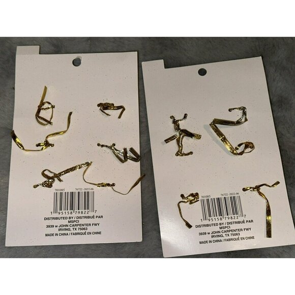 3 for $15 Ashland Gold Floral Bow Accent 6 ct. Lot of 2 Packs (12 total) - Picture 3 of 3